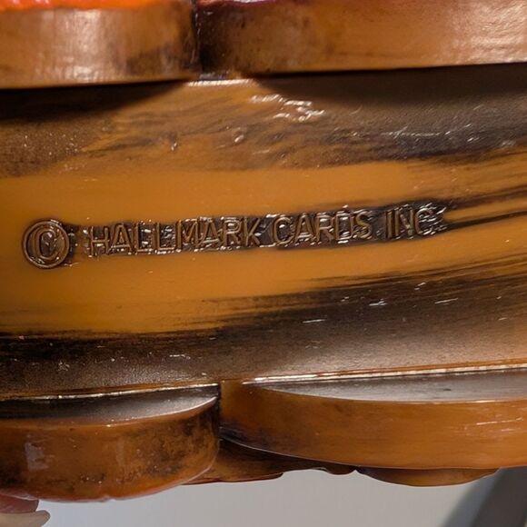 Vintage 1976 Hallmark Christmas Ornament train engine locomotive hard plastic - Picture 4 of 8